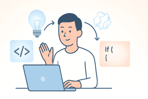 プログラミング挫折経験者に朗報です。「文法を覚えなきゃ」「構文を理解しなきゃ」という思い込み、今日で捨てられます。本…