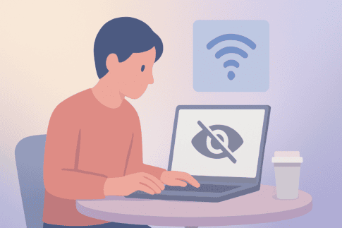 問います。あなたは今、カフェのフリーWi-Fiで何気なくネット接続していませんか？その通信、実は丸見えかもしれません…