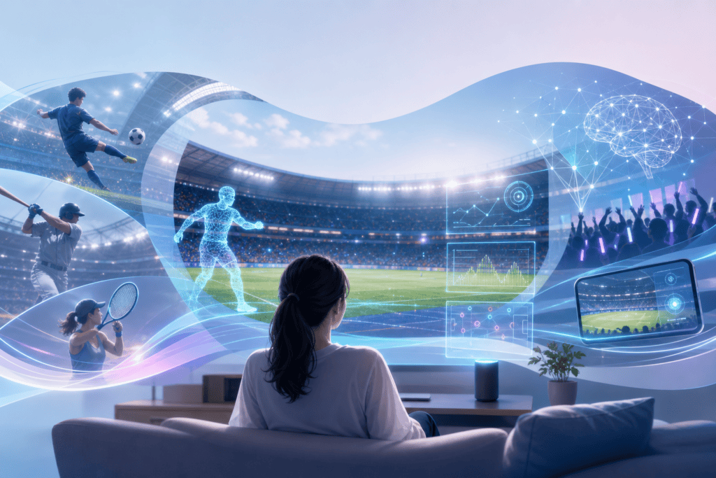 AIスポーツ観戦完全ガイド：2026年に変わる5つの体験