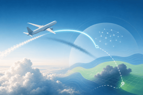飛行機雲回避を徹底解説：AIで変わる航空気候対策5つの要点